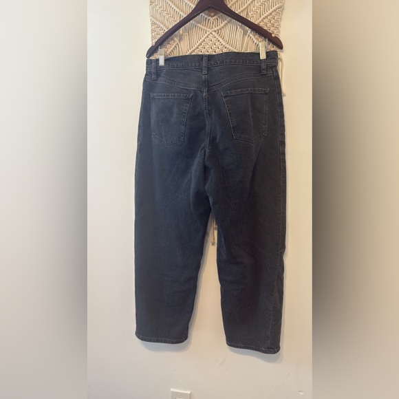 Old Navy Charcoal/Black Barrel Jeans - Picture 11 of 11